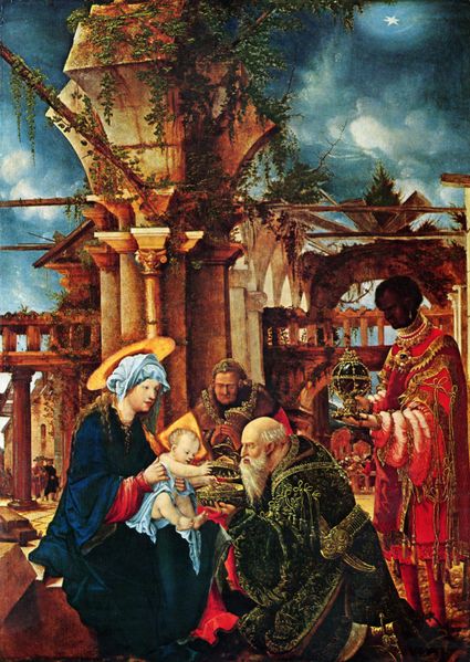 Albrecht Altdorfer Die Anbetung der Heiligen Drei Konige